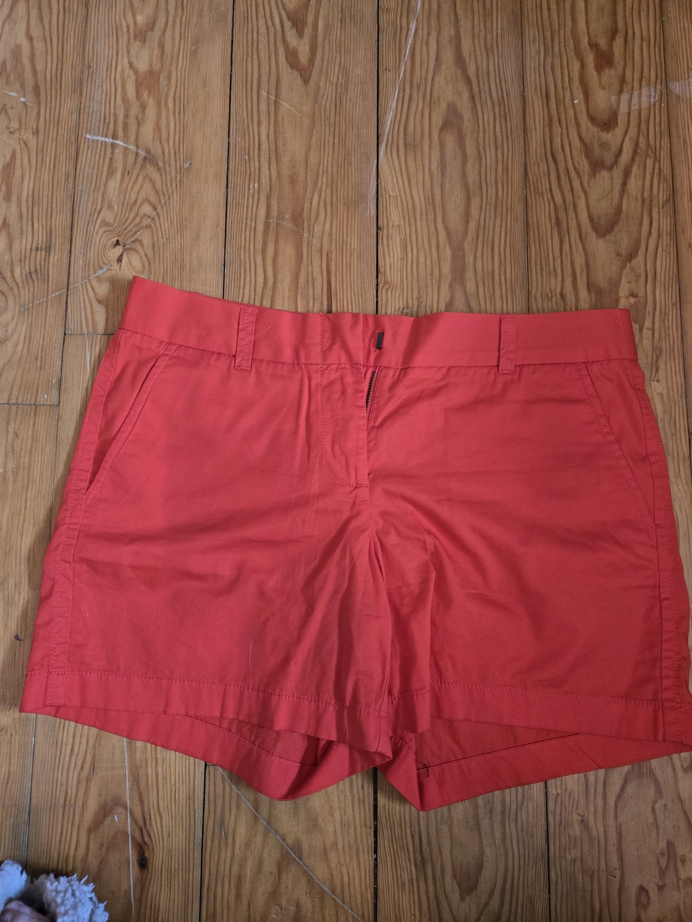 J. Crew Bright Red Cotton Bermuda Shorts